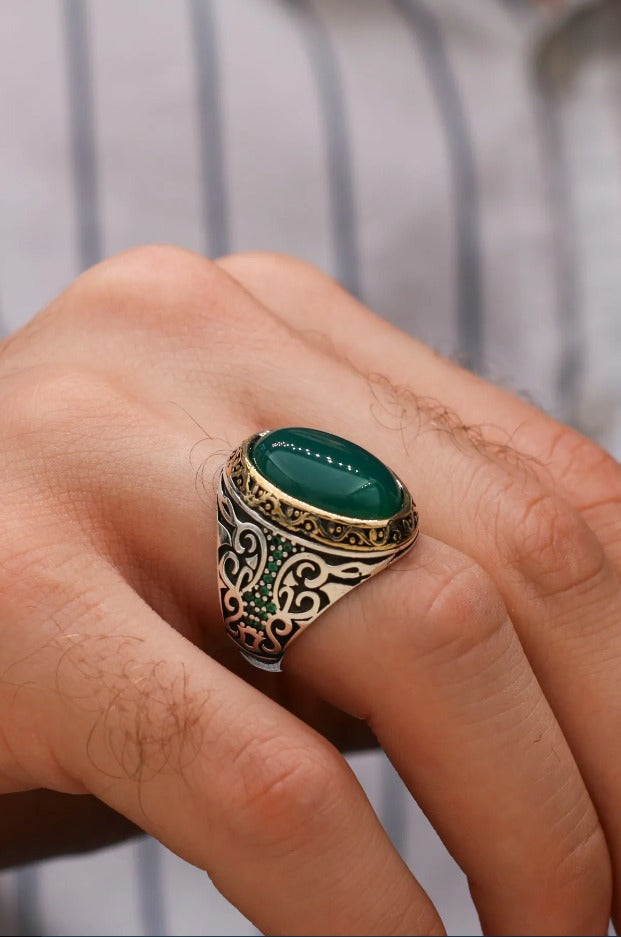 Yeşil Taşlı Yüzükler