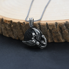 Siyah Taşlı Anka Kuşu Kolye
